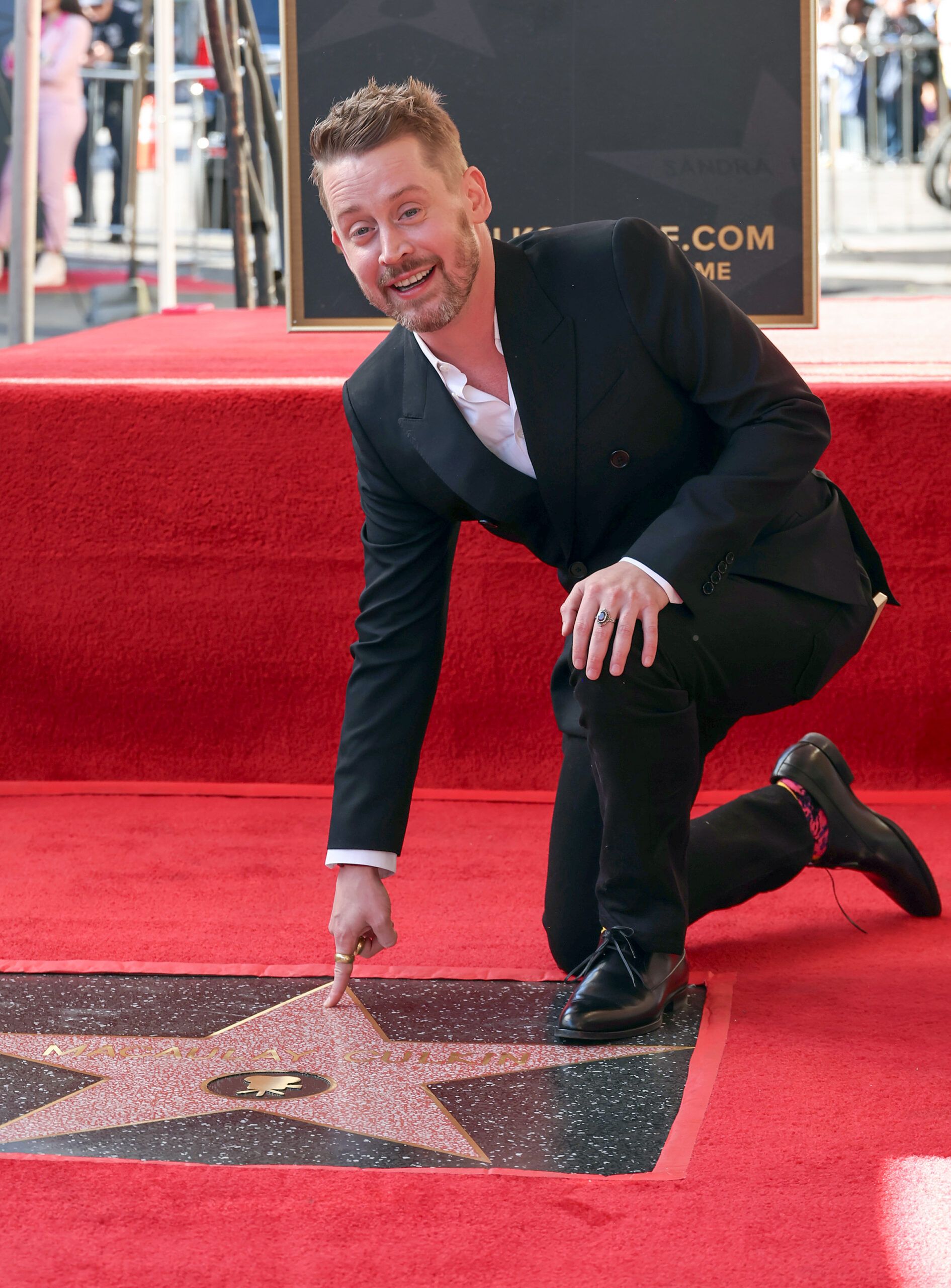 Macaulay Culkin Honored With Star On Hollywood Walk Of Fame