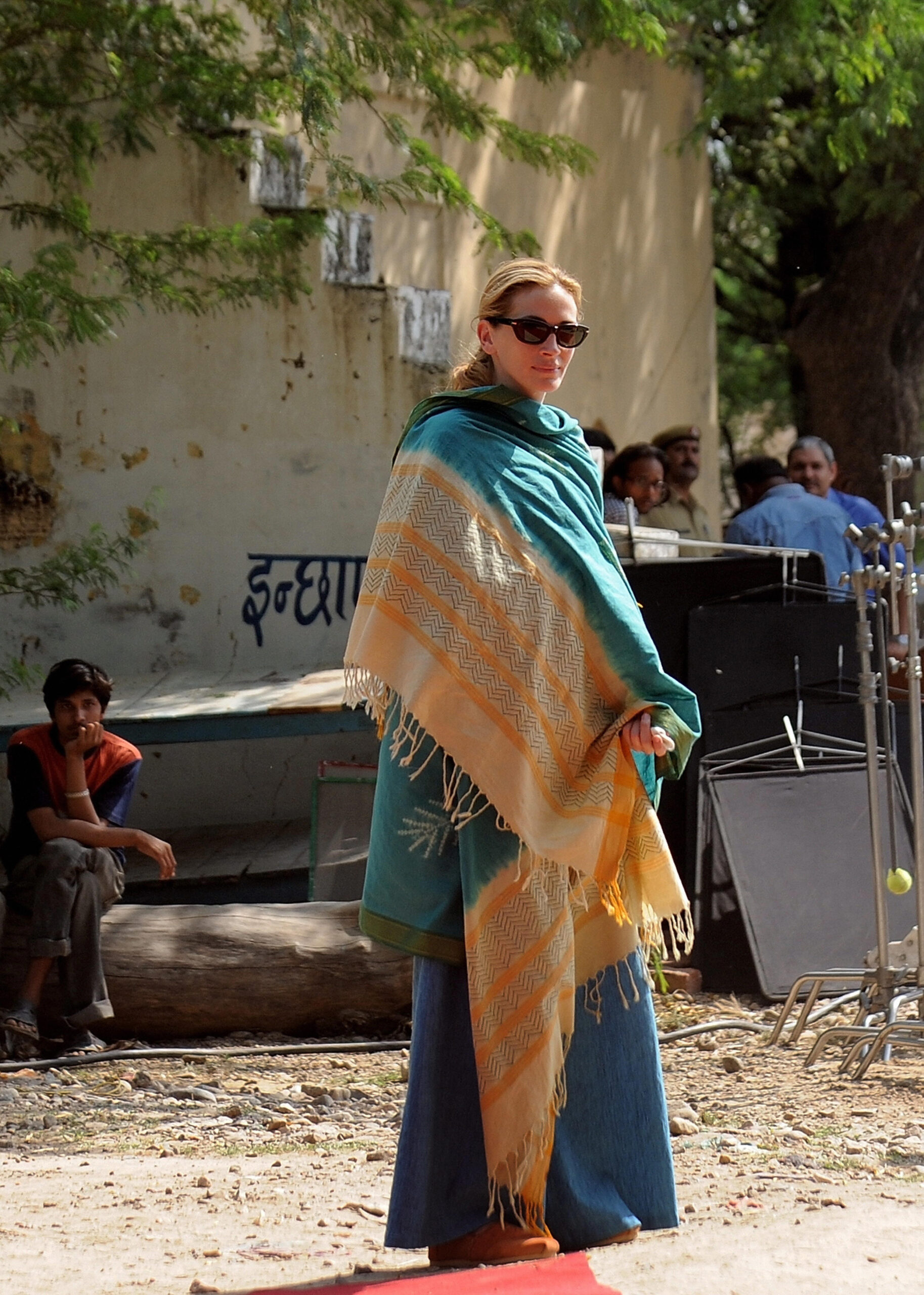 US cinema actress Julia Roberts arrives