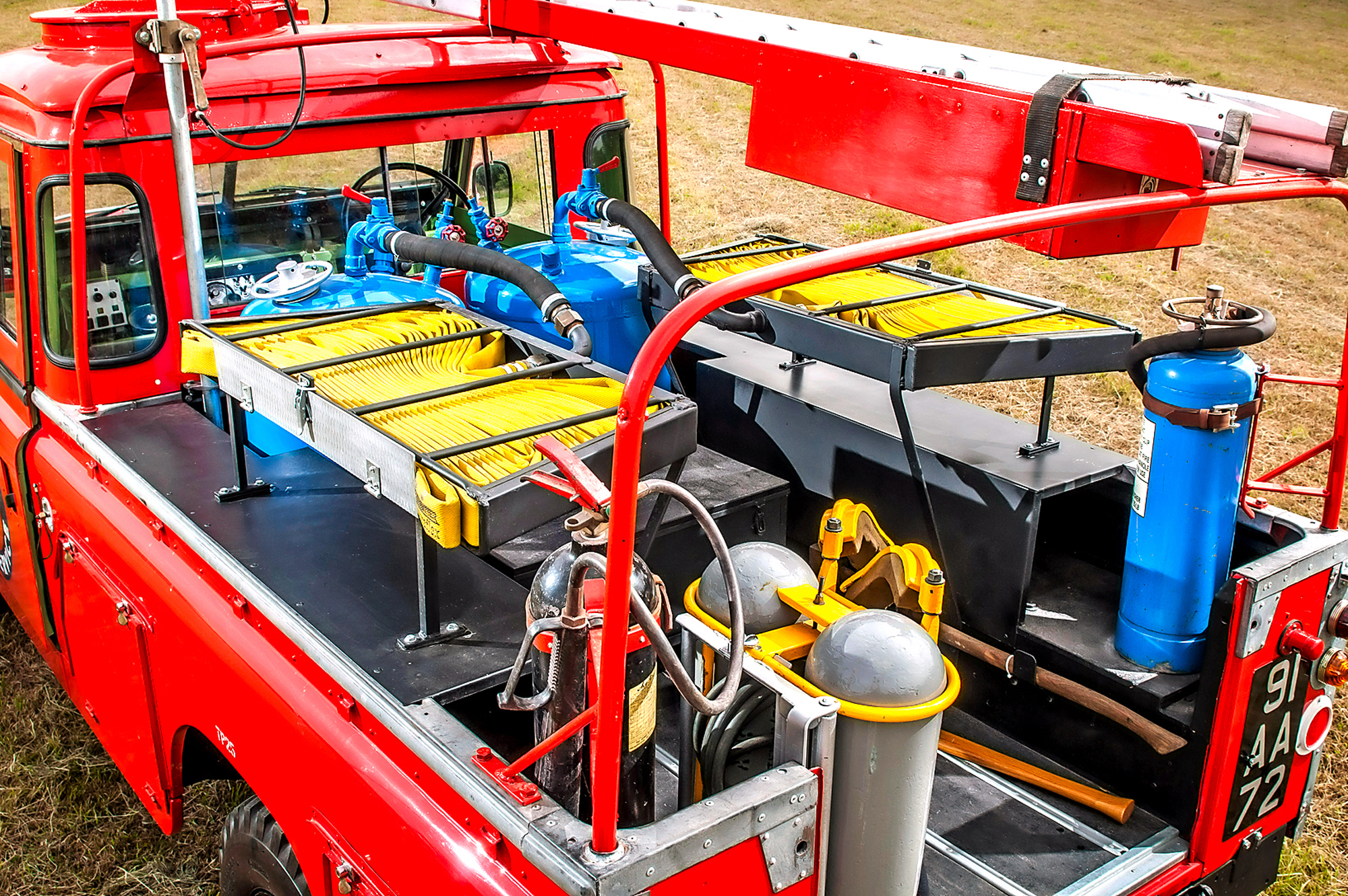Land Rover Series III fire tender equipment Laurens Parsons Photography_59