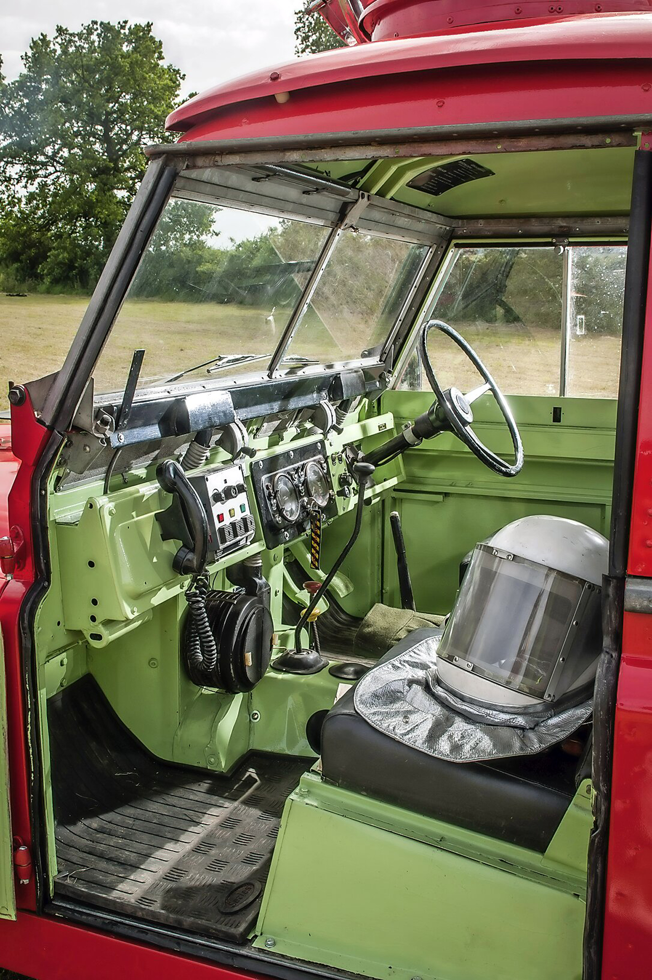 Land Rover Series III fire tender interior Laurens Parsons Photography_63