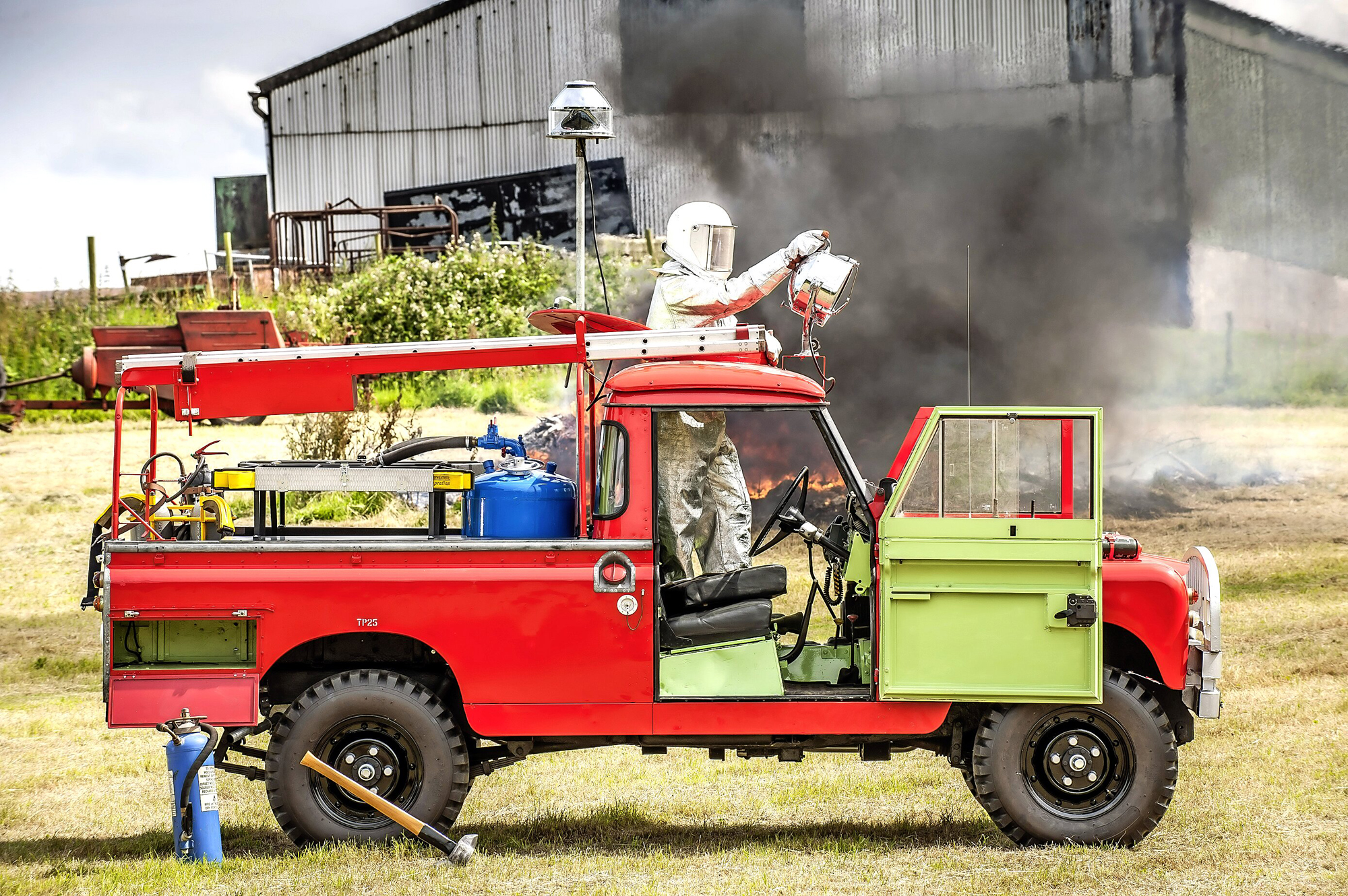 Land Rover Series III fire tender side Laurens Parsons Photography_46
