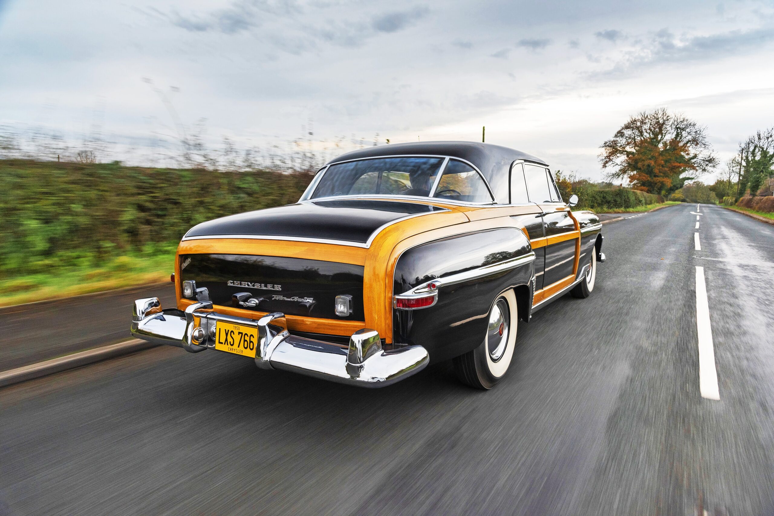 Back of the Chrysler Town & Country Newport Coupe
