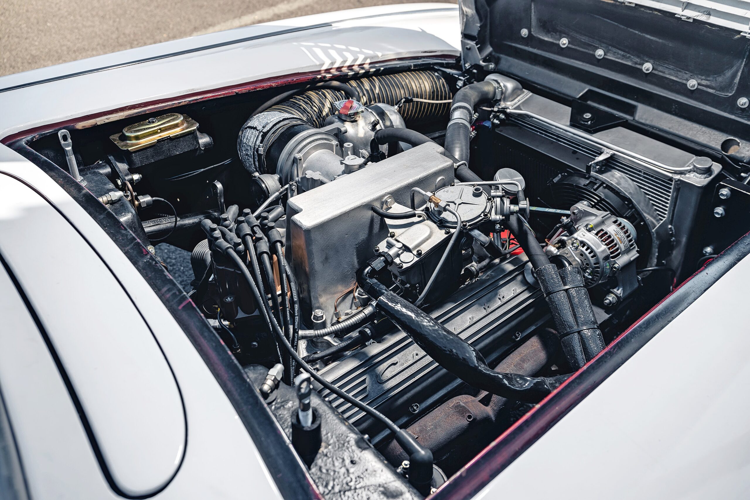 Chevy Corvette race car engine