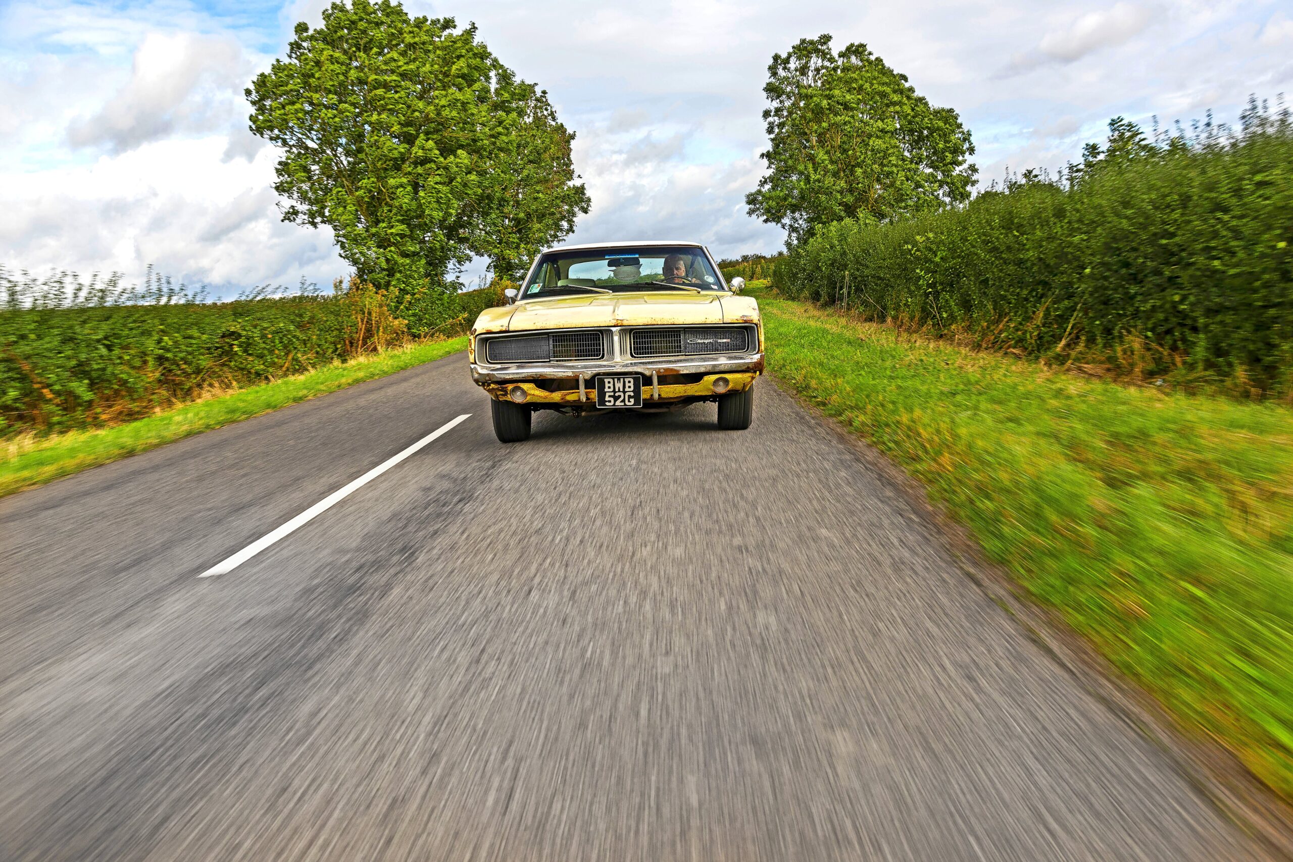 Dodge Charger being driven