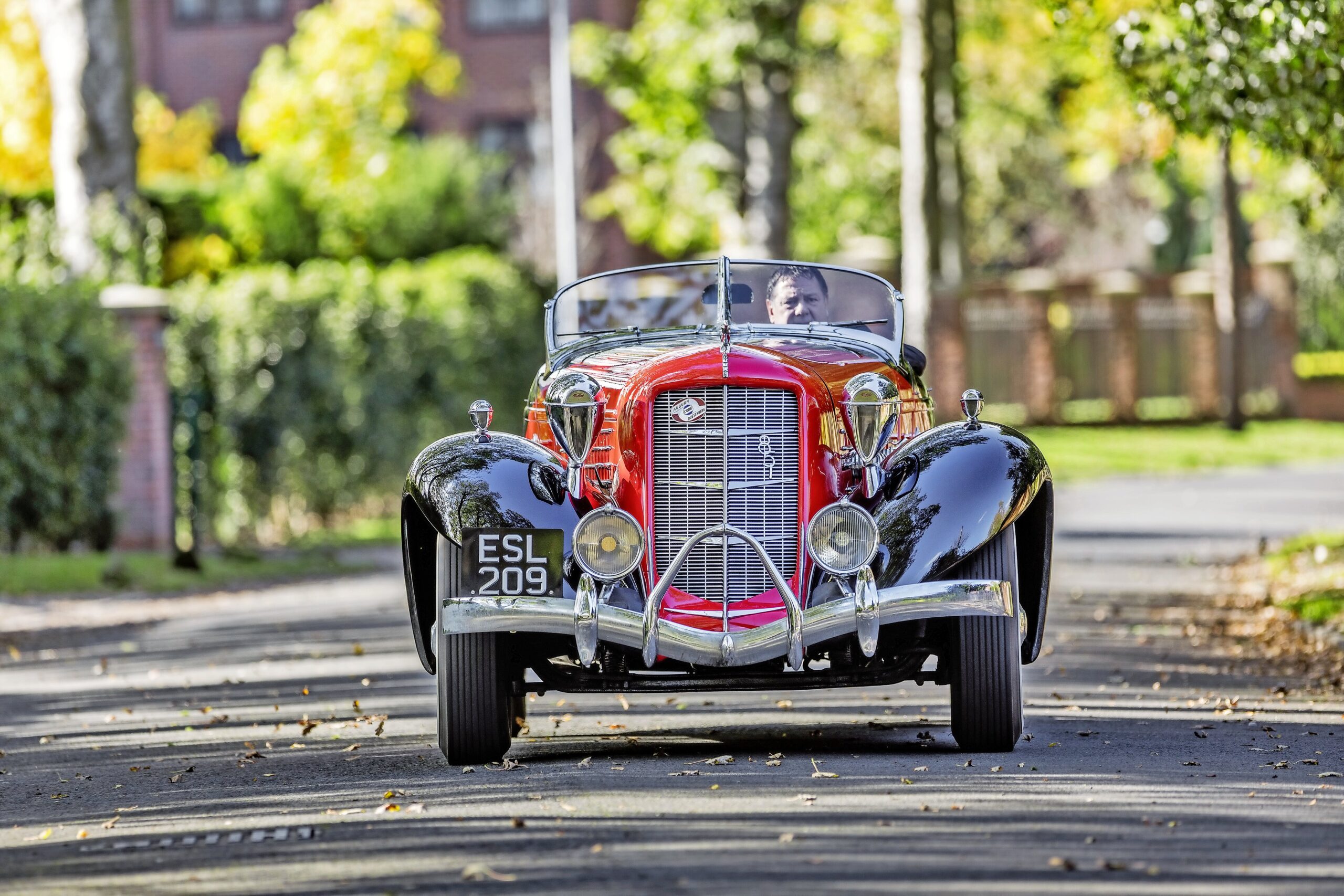 Front of the Auburn 851 Speedster