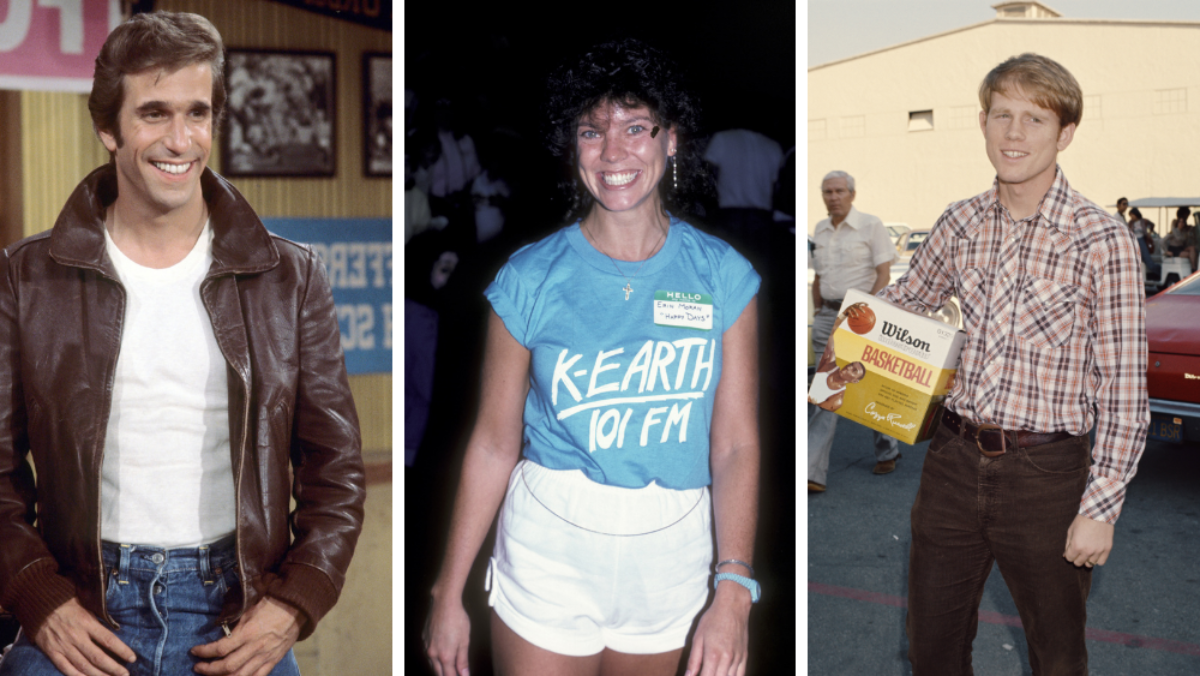 Cast members from Happy Days