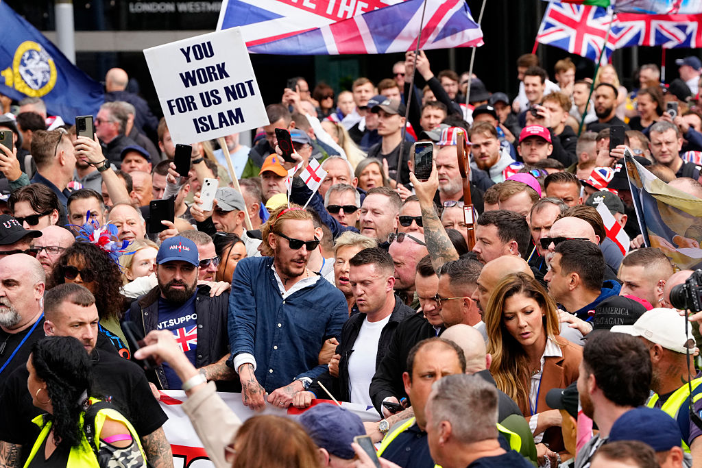 Far right demonstration