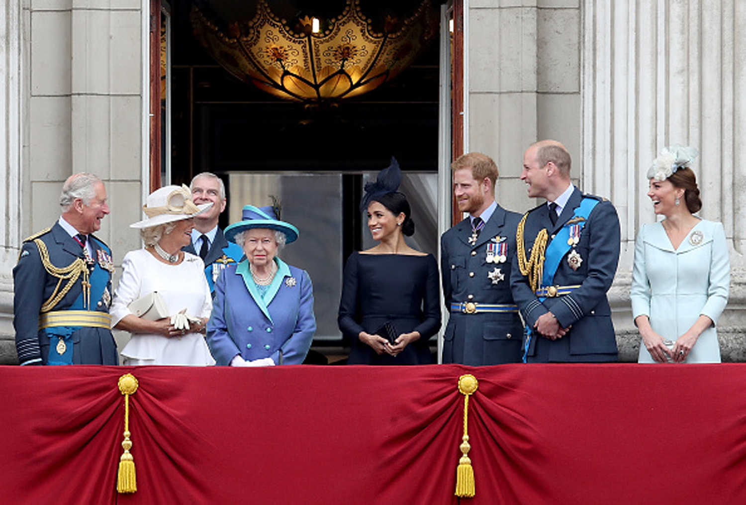 Members Of The Royal Family Attend Events To Mark The Centenary Of The RAF