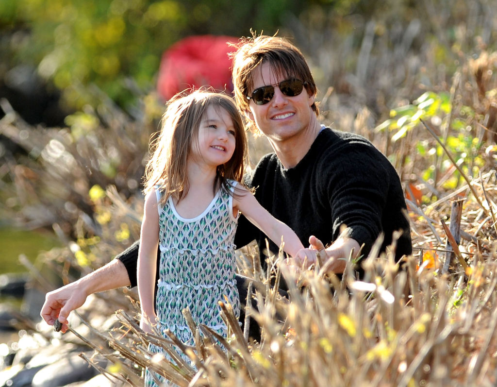 Tom Cruise, Katie Holmes & Suri Cruise Visit Charles River Basin - October 10, 2009