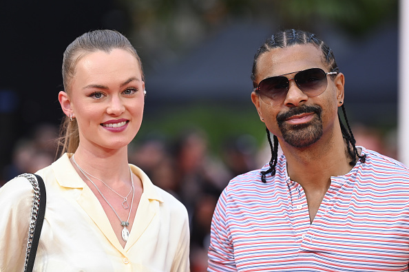 David Haye and Sian Osbourne David Haye and Sian Osbourne