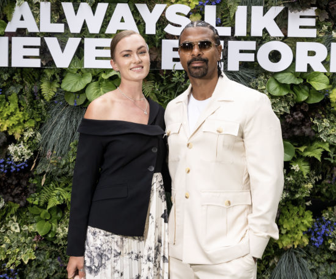 David Haye and Sian Osbourne David Haye and Sian Osbourne