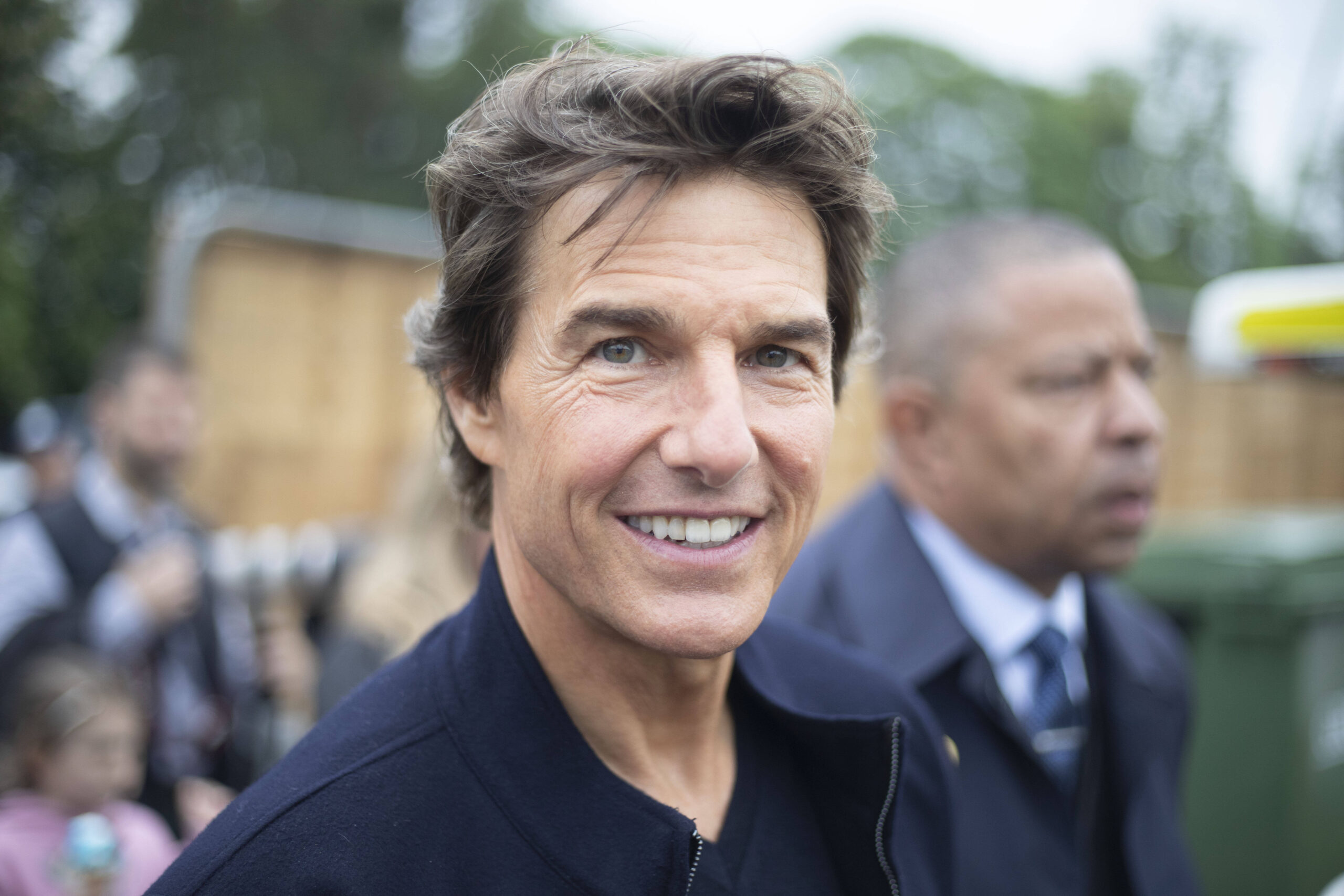 Entertainment Bilder des Tages . 15/05/2022. Windsor , United Kingdom. Tom Cruise arriving for the Platinum Jubilee Cel Pamela Anderson