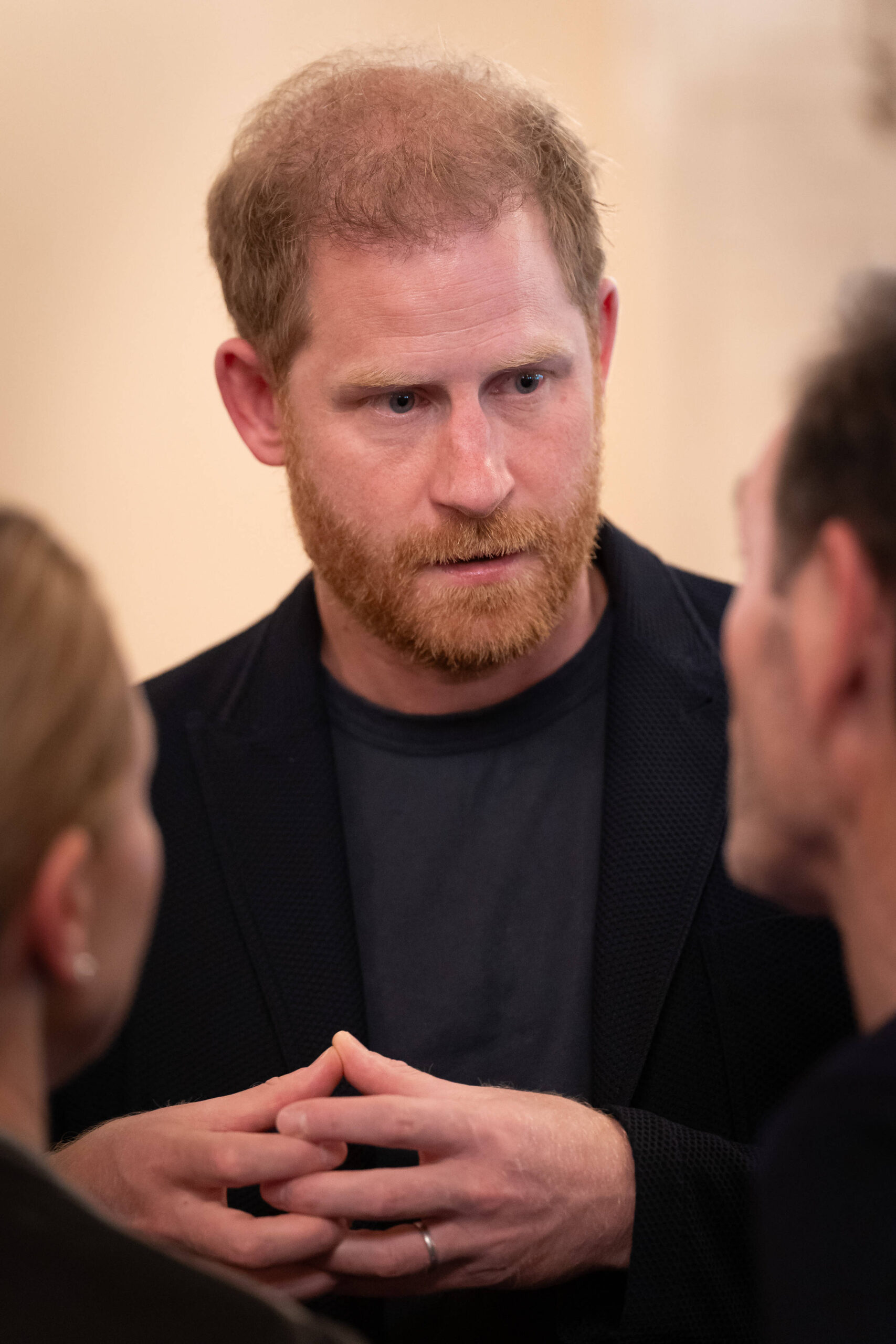 Prince Harry makes an appearance to meet with First Responders at Rock for First Responders presented by One805 at The Granada Theatre in Santa Barbara, Saturday March 8th, 2025. Pamela Anderson