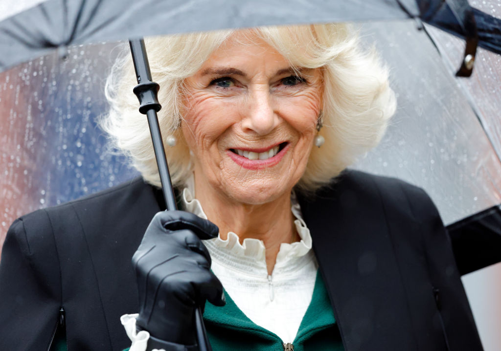 King Charles III And Queen Camilla Launch The Coronation Food Project relaxed woman