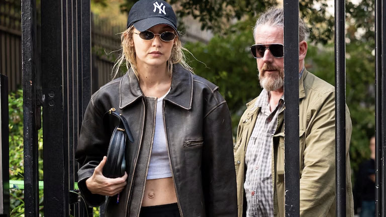 Gigi Hadid’s Mango Leather Jacket Has £50 Off In The Black Friday Sale