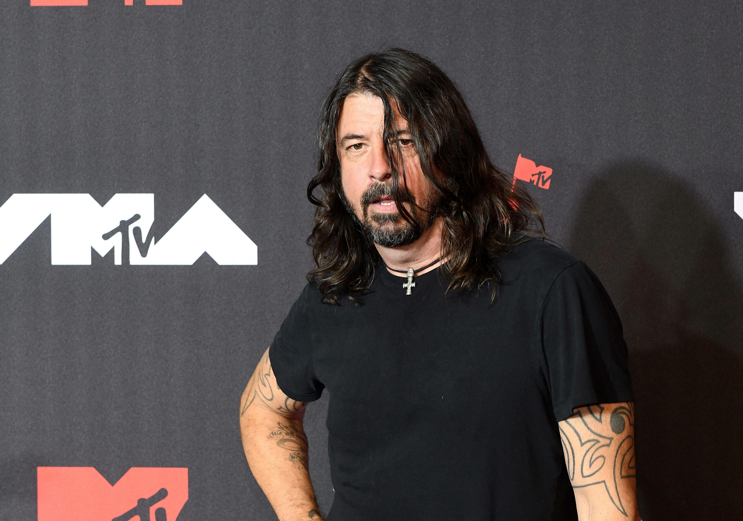 June 8, 2017, New York, NY, USA: Dave Grohl of the Foo Fighters attends the 2021 MTV Video Music Awards at Barclays Cen
