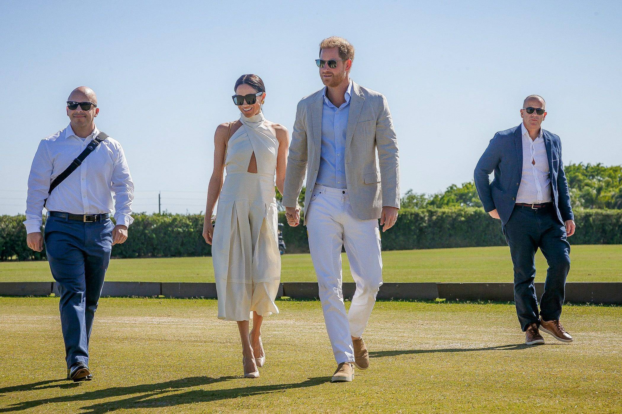 Syndication: Palm Beach Post Duchess of Sussex Meghan Markle and Prince Harry, Duke of Sussex arrive at Grand Champions