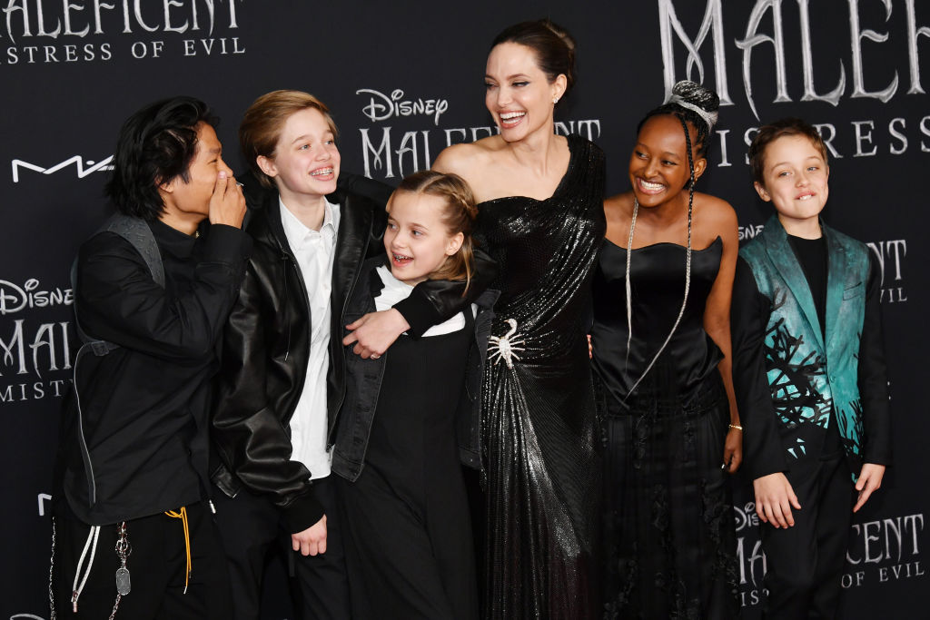 World Premiere Of Disney's “Maleficent: Mistress Of Evil" - Arrivals Angelina kids