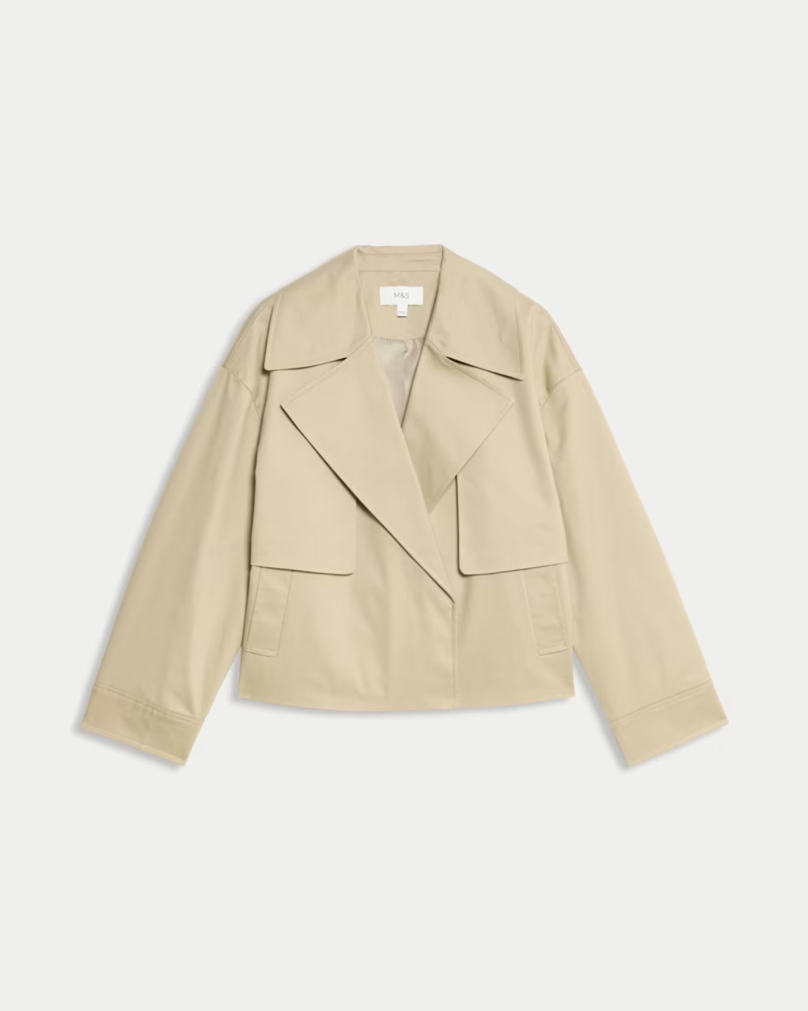 M&S short trench coat