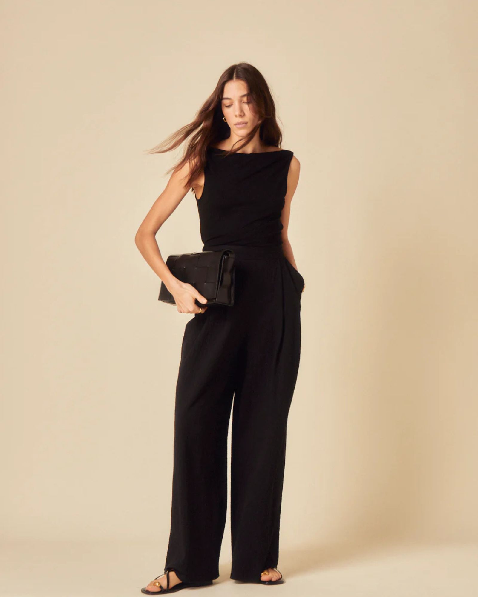 trouser zeena textured