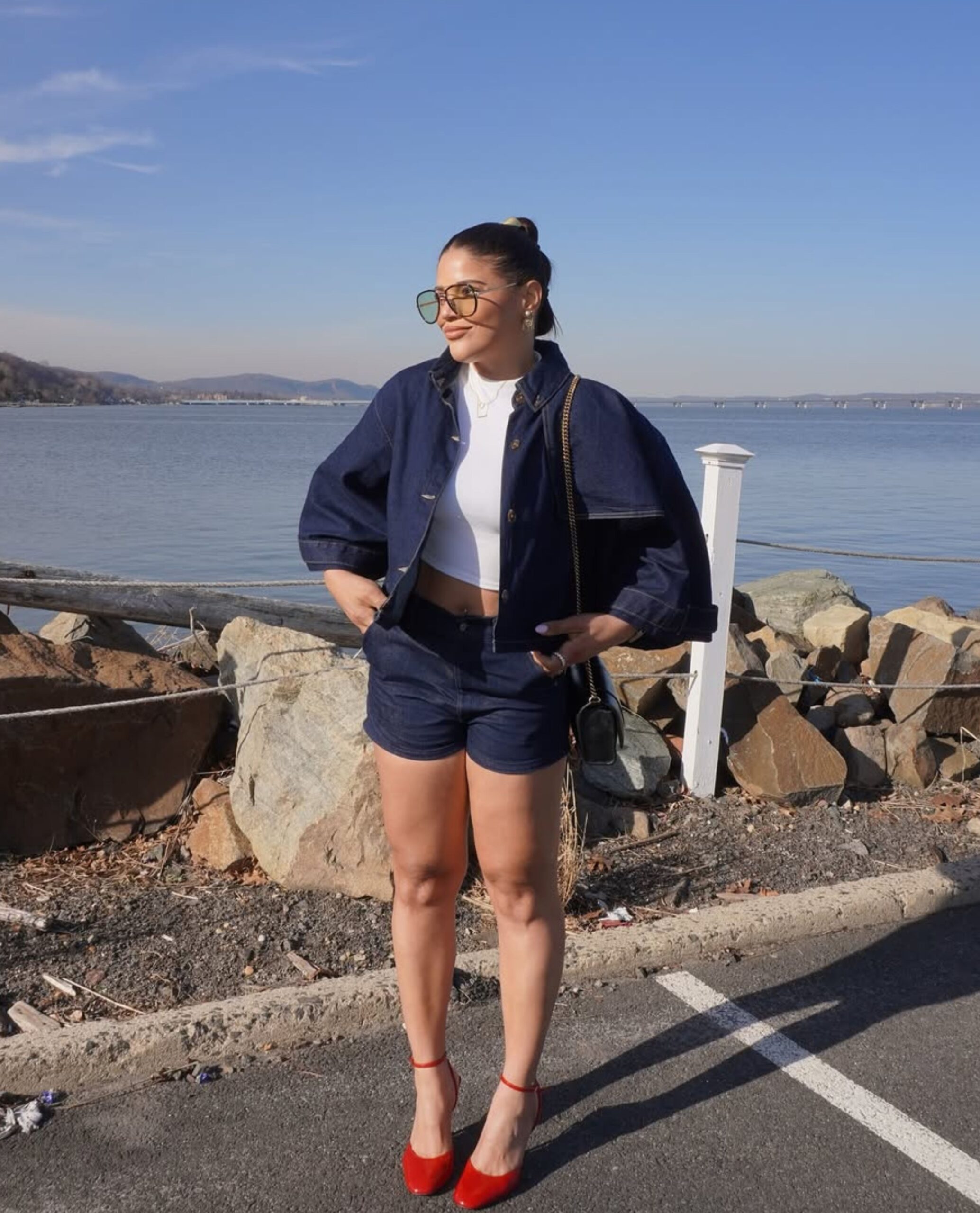 zara cape jacket denim influencer zara cape jacket denim influencer