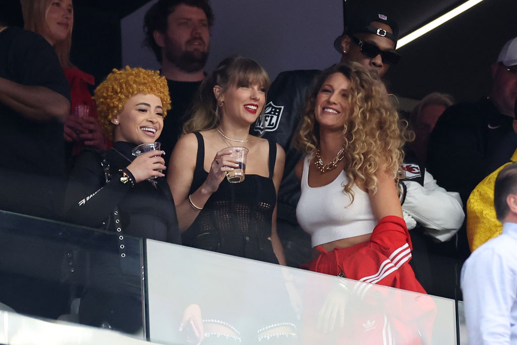 Super Bowl LVIII - San Francisco 49ers v Kansas City Chiefs Blake Lively and Taylor Swift