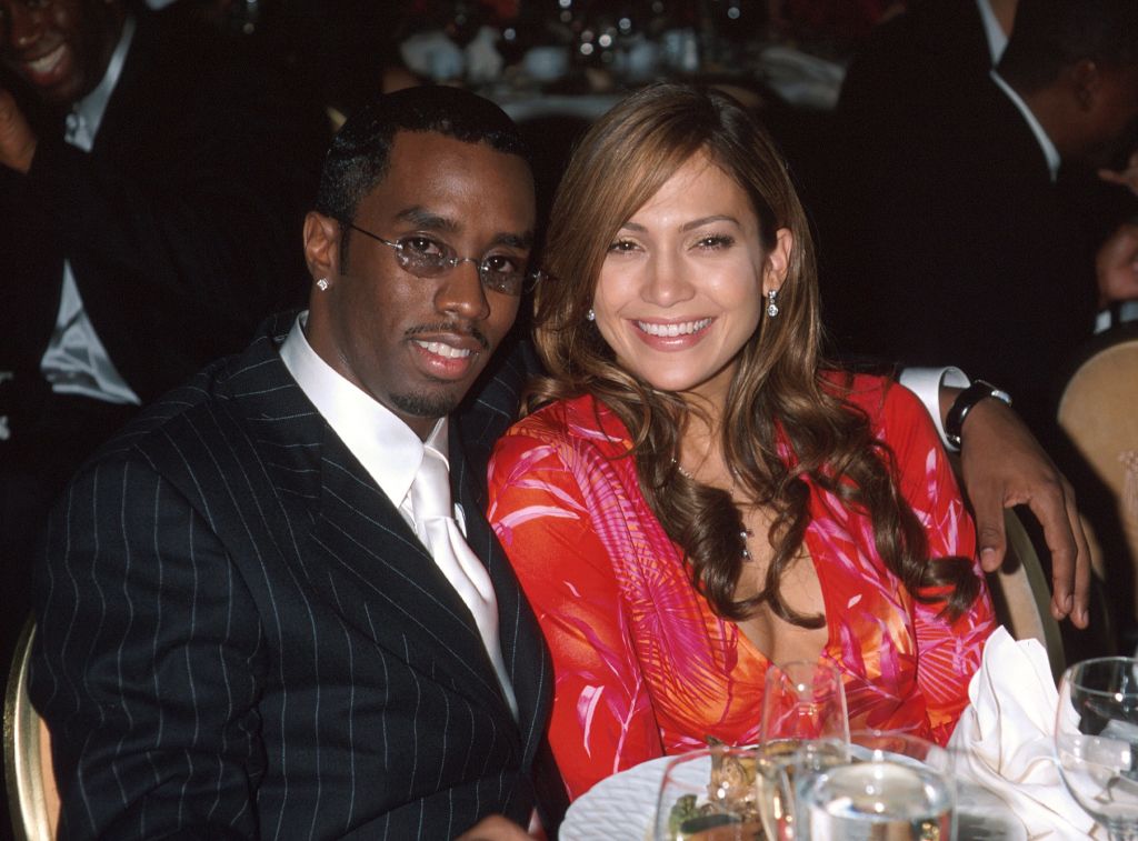 The 42nd Annual GRAMMY Awards - Arista Records Pre-GRAMMY Party Diddy J Lo