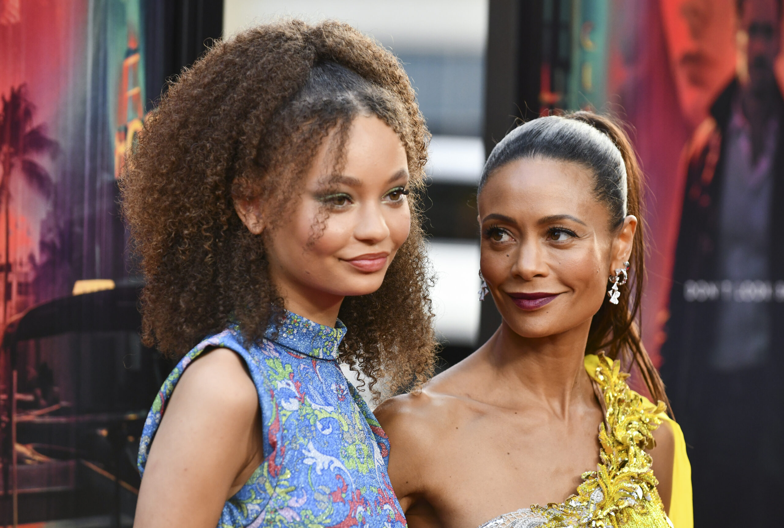 Warner Bros. Pictures "Reminiscence" Los Angeles Premiere - Arrivals Thandie Newton and Nico Parker