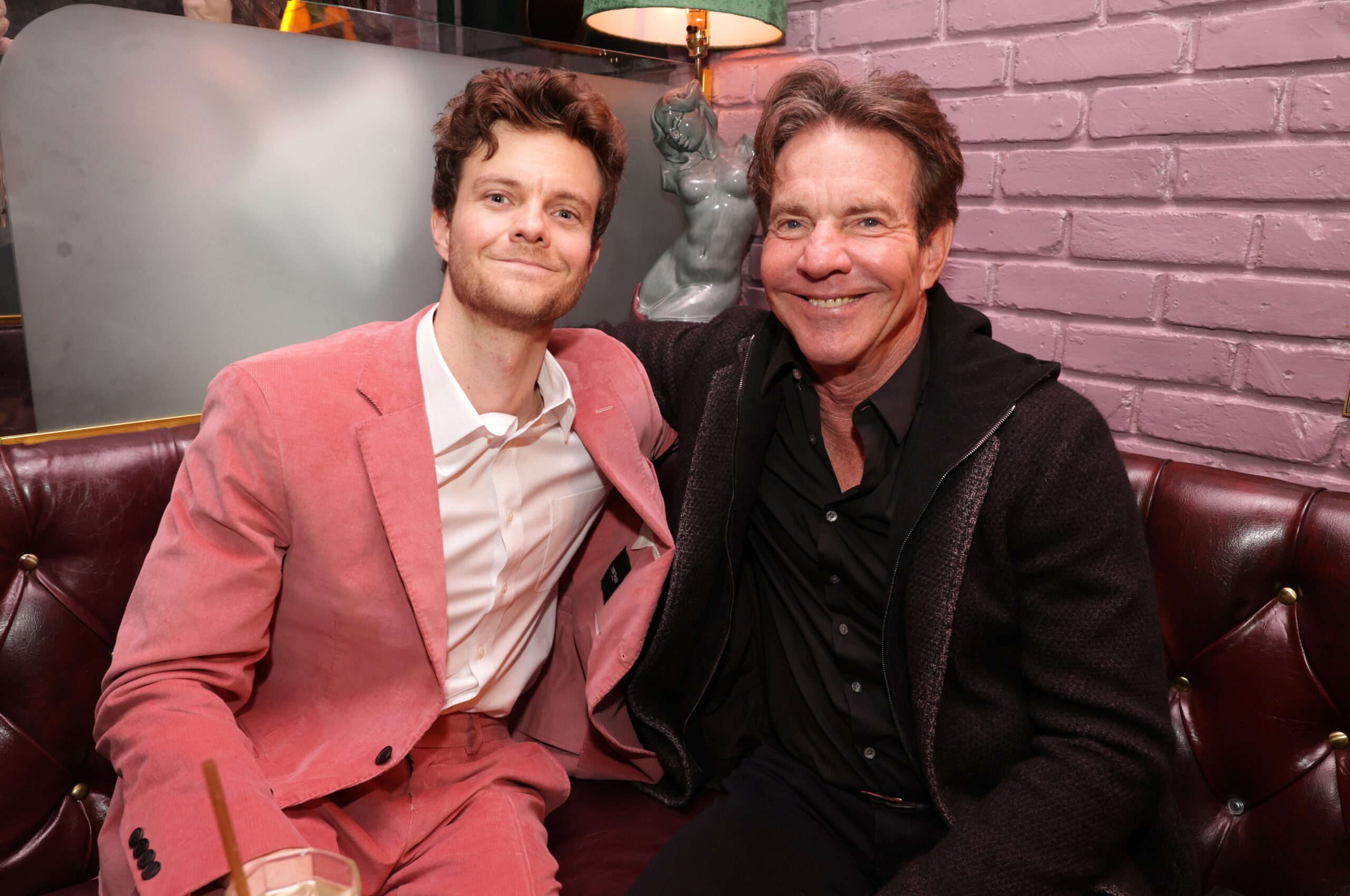 UTA's 2024 Golden Globes After-Party Jack Quaid and Denis Quaid