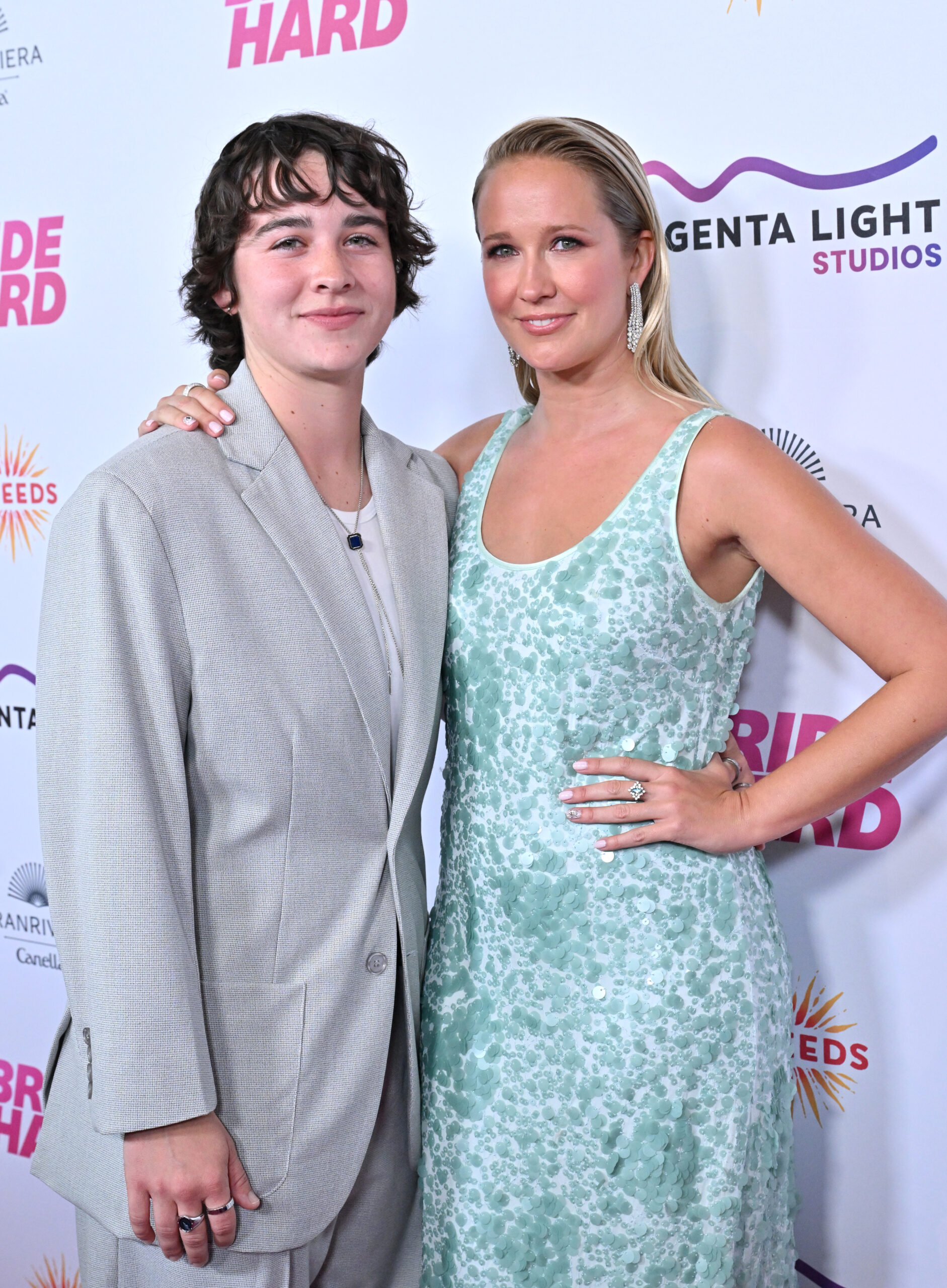 Los Angeles Premiere Of "Bride Hard" - Arrivals Anna Camp and girlfriend