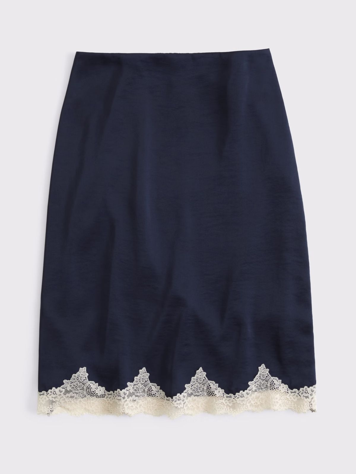 Abercrombie Satin Lace Midi Skirt Abercrombie Satin Lace Skirt