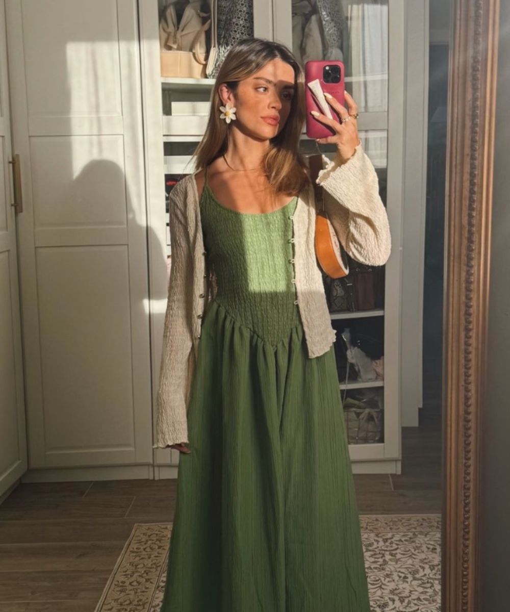 asos design dress influencer