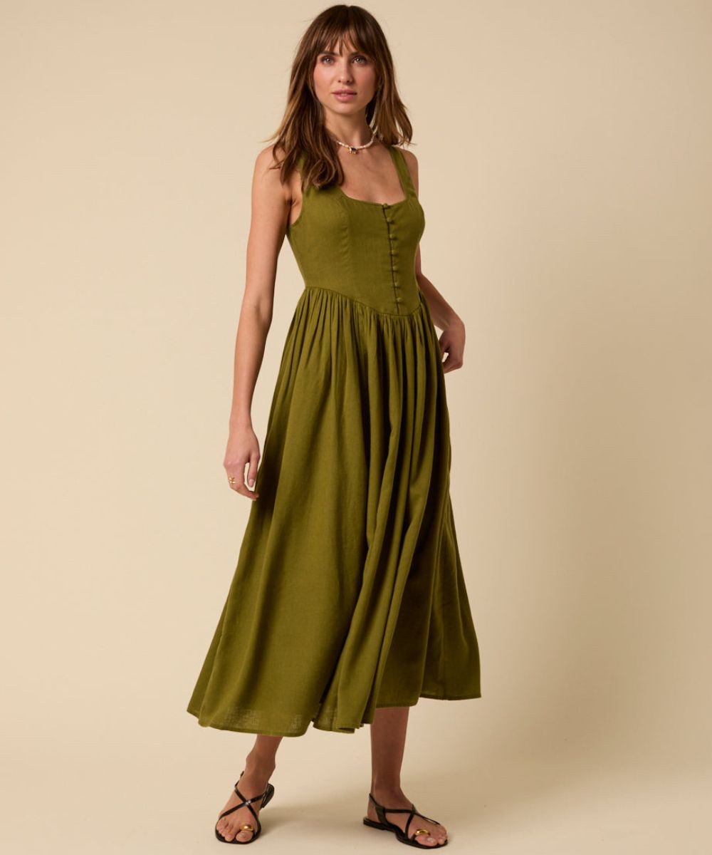 nobody's child cora dress green