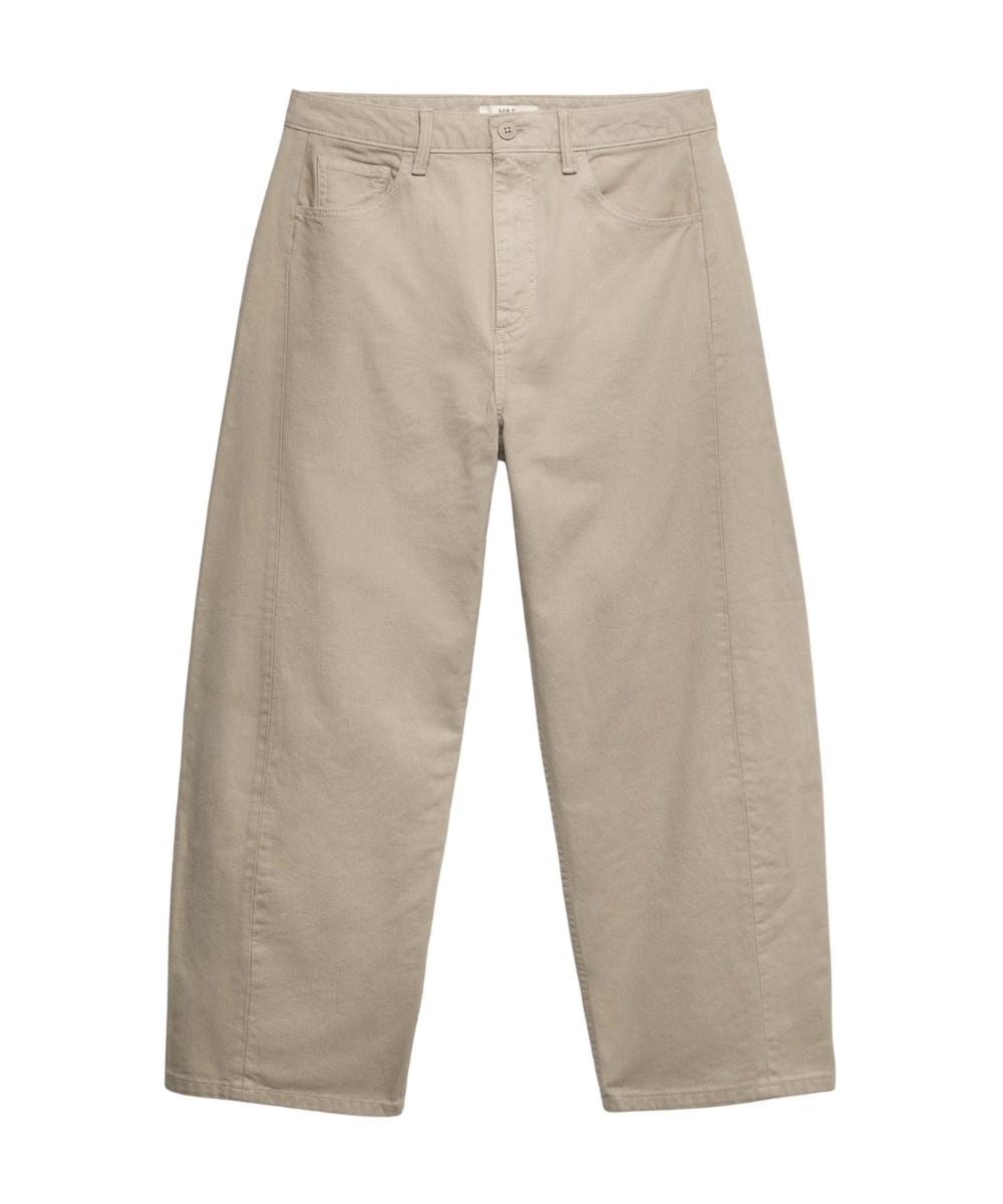 M&S horseshoe fit trousers beige