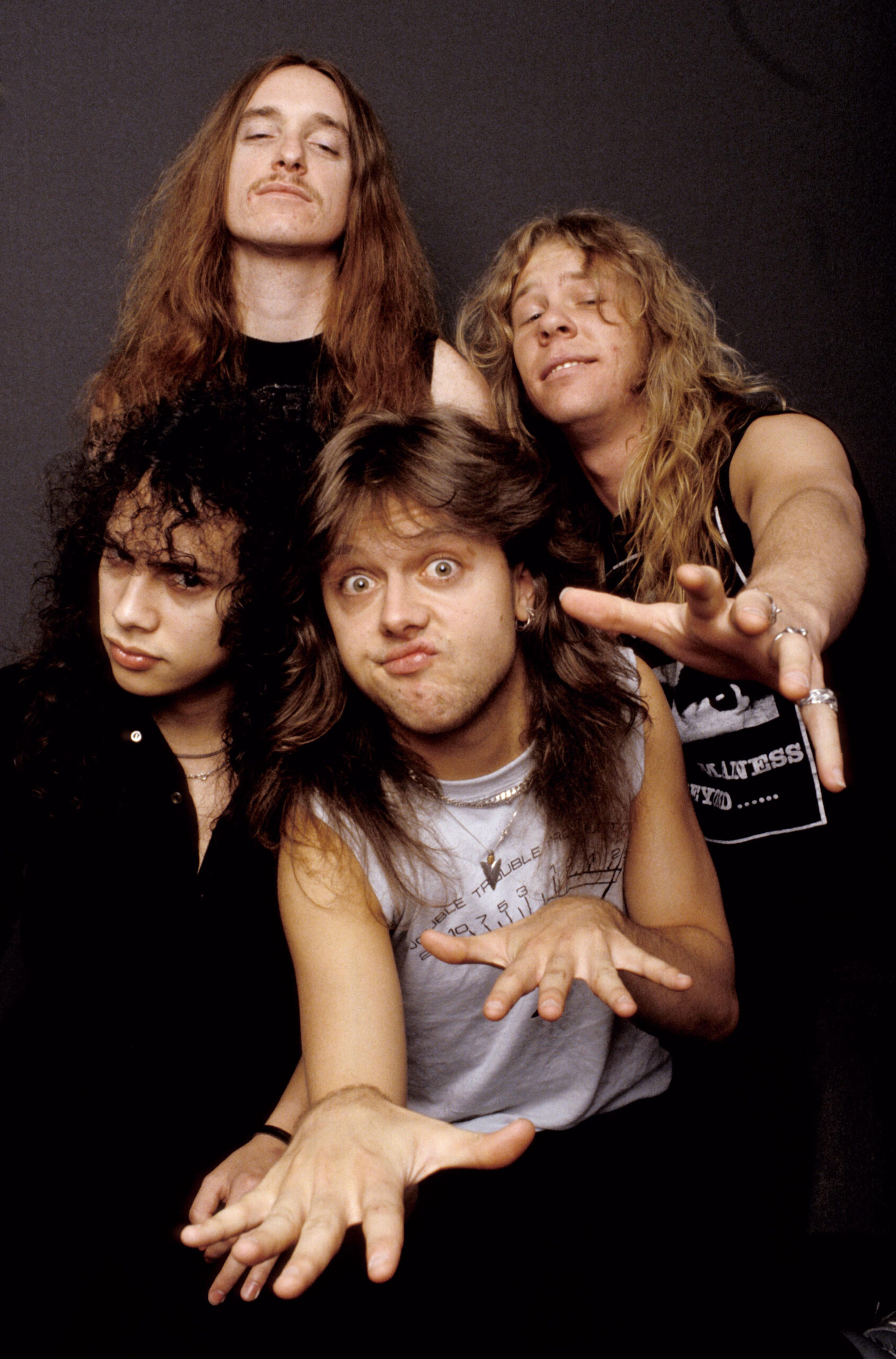 Photo of METALLICA and Cliff BURTON and James HETFIELD and Kirk HAMMETT and Lars ULRICH