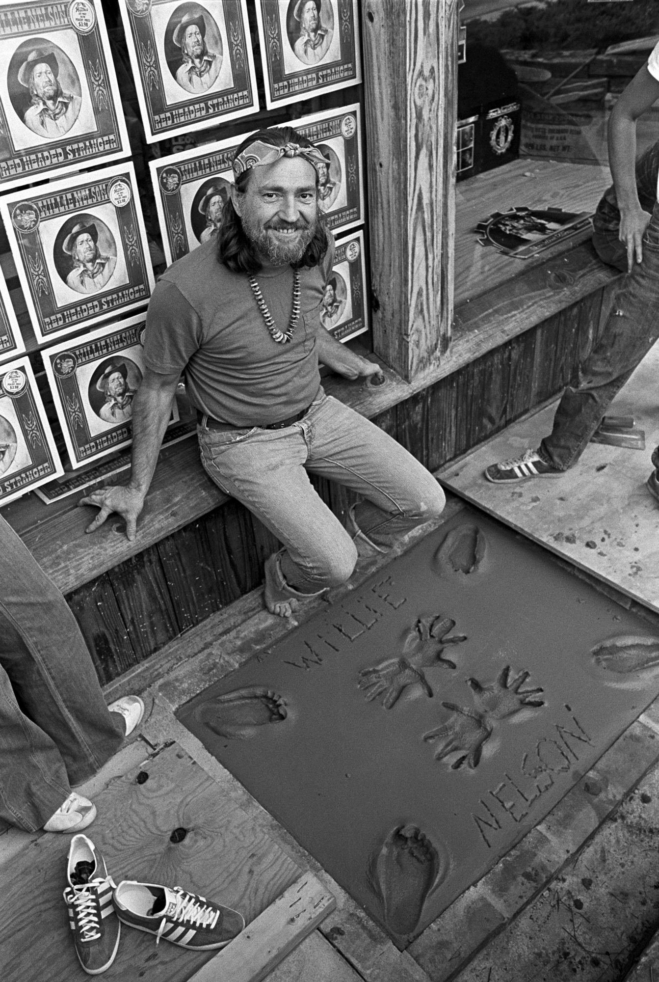 Willie Nelson Appears At Peaches Records, Atlanta