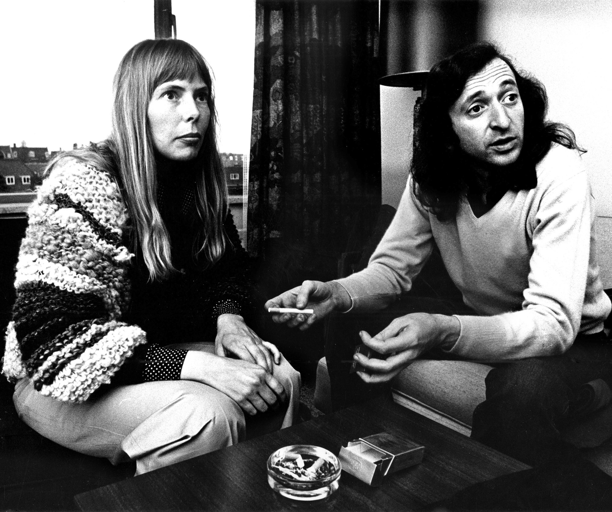 Joni Mitchell Posed In Amsterdam