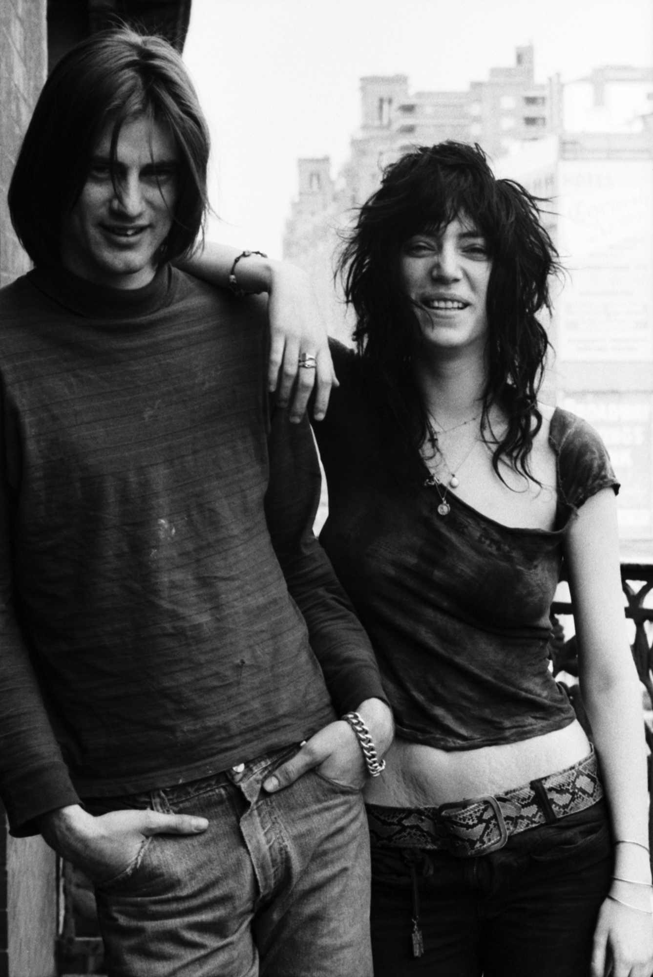 Patti Smith and Sam Shepard In NYC