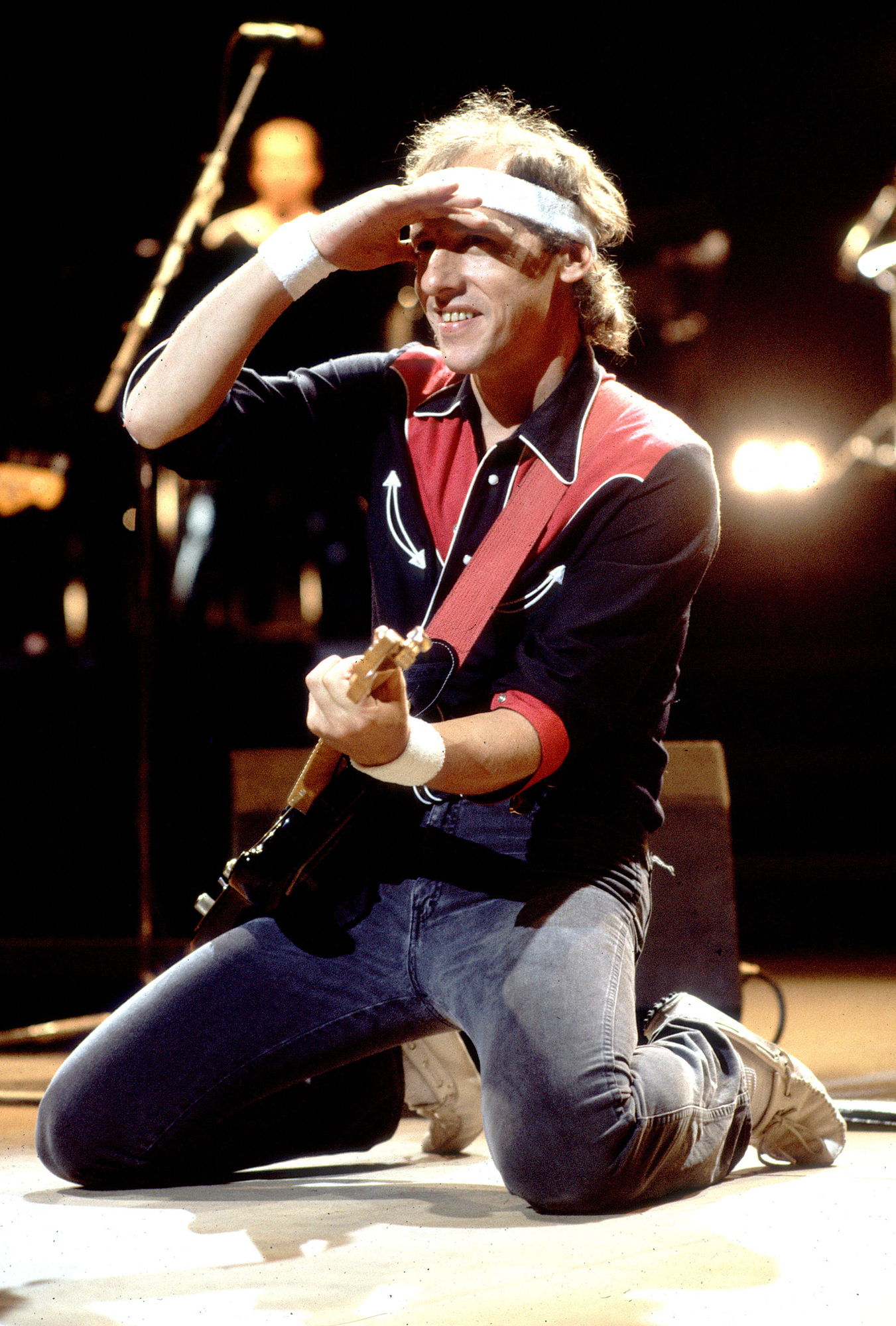 Mark Knopfler of Dire Straits on 8/3/85 in Chicago