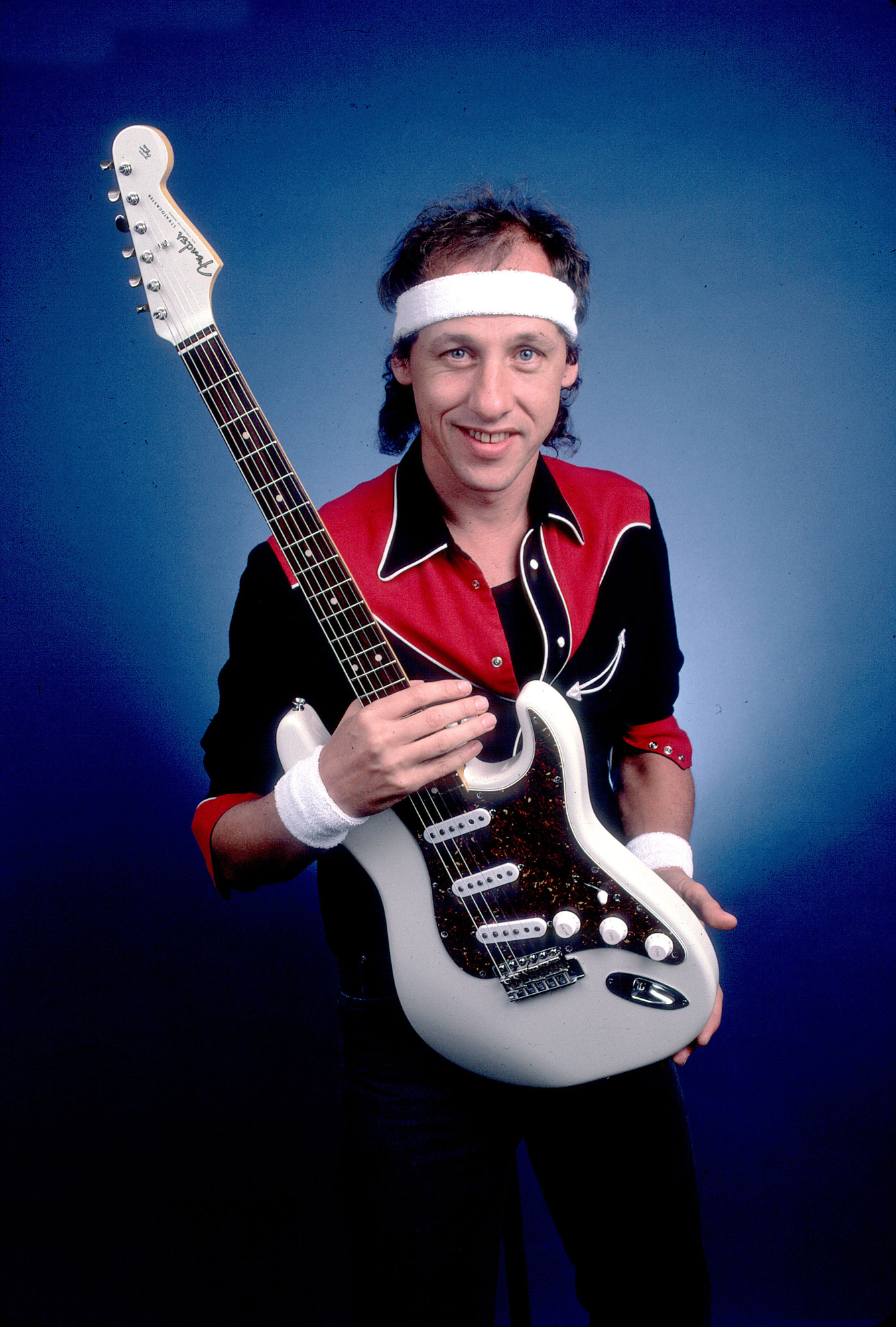 Mark Knopfler of Dire Straits on 8/3/85 in Chicago