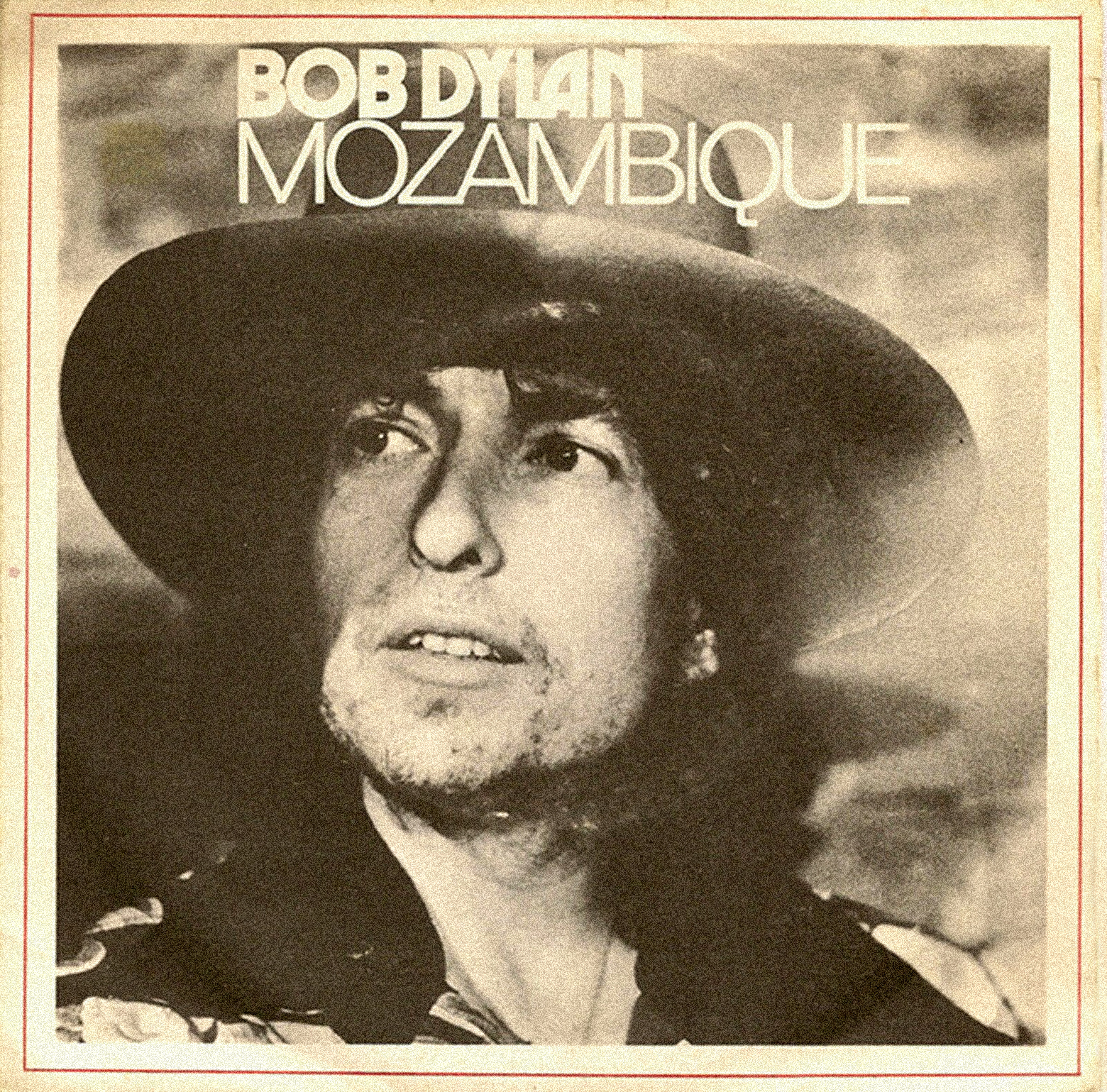 Bob Dylan's Mozambique album artwork